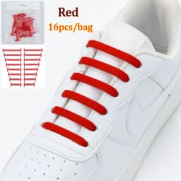 16pcs/lot No Tie Shoelace Lacing Special Silicone Elastic Shoelaces Kid Adult Sneakers Quick Shoe Lace Creative Lazy Rubber Lace
