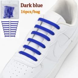 16pcs/lot No Tie Shoelace Lacing Special Silicone Elastic Shoelaces Kid Adult Sneakers Quick Shoe Lace Creative Lazy Rubber Lace
