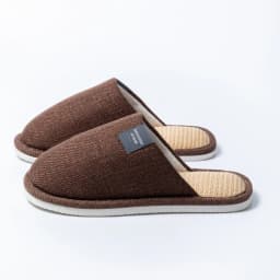 Men's Linen House Slippers, Non-Slip Soft Indoor Shoes, Breathable Comfort for Spring and Fall, Simple Closed-Toe Design