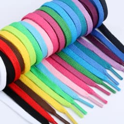 1Pair Flat Shoelaces for Sneakers 26colors Fabric Shoe Laces White Black Shoe Lace Boot Laces for Shoes Unisex Soft Shoestrings