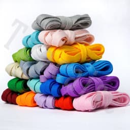 1Pair Flat Shoelaces for Sneakers 26colors Fabric Shoe Laces White Black Shoe Lace Boot Laces for Shoes Unisex Soft Shoestrings
