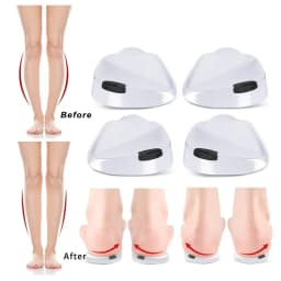 Orthopedic Gel Insoles Magnet Massage Foot Care Silicone O/X Leg Type Valgus Varus Correction for Plantar Fasciitis Shoe Inserts