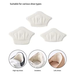 10Pcs Heel Insoles for Shoes Patch Heel Pads for Sport Shoes Adjustable Size Feet Pad Insole Shoe Heel Protector Back Sticker