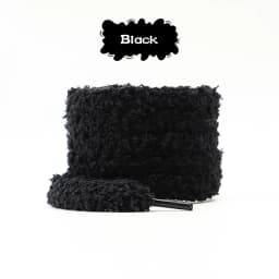 Thick Fluffy Plush Shoelaces 1cm Wide Anti-Fade Soft Fuzzy Laces Fashion Decor Replacement Laces for Most Sneakers & Daily Shoes