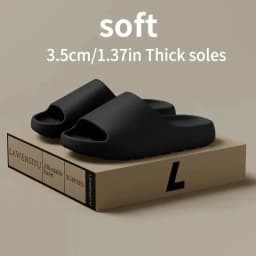 Women's EVA Soft Thick Soled Summer Fashion Slippers and Men's Slides Beach Sandals Ideal for Bathroom and Beach Use