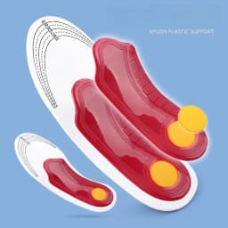 Orthotic Insole Men High Arch Support Flatfoot Orthopedic Insoles For Feet Ease Pressure Plantar Fasciitis Pain Relief Shoe Sole