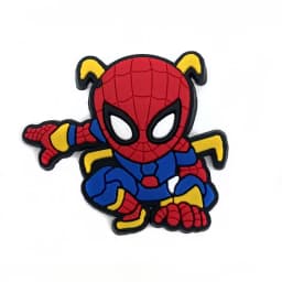 HOT 13pcs/Set Hi-Q Cute Cartoon Spiderman Rubber PVC Shoe Charms Superhero Cartoon Clog Decor DIY Accessories For Slides Sandals