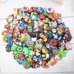 Hot Toys Random 10-300Pcs Series Shoe Charms For Sandals,Shoe Decoration Accessories Shoe Pins Great Gift For Men Women