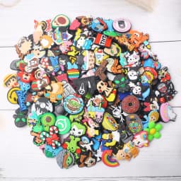 Hot Toys Random 10-300Pcs Series Shoe Charms For Sandals,Shoe Decoration Accessories Shoe Pins Great Gift For Men Women