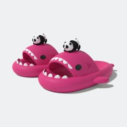 Cute Shark Slippers for Women & Men Summer Platform Night Glow-in-the-Dark Indoor Beach Slides Home Street Wear DIY Accessory