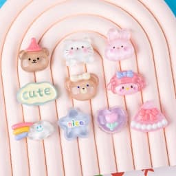 DIY Series Holey Shoes Flower Accessories Girl Shoe Accessories Kit Pearl Shoe Chain Decorations