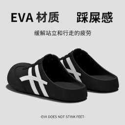 Comfortable Soft Sole Women Mules and Clogs Spring 2026 Platform Outdoor EVA Slippers Woman Trainers Plus Size 45 Casual Flats