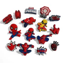 9-21PCS Cartoon Anime Heroes Character Shoe Charm Wholesale PVC Clog Wristband Decor Buckle Detachable DIY Waterproof Party Gift