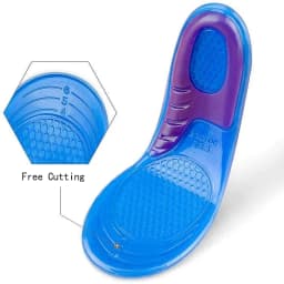 Par Orthopedic Insole Silicone Gel Foot Pads Anti Impact for Shoe