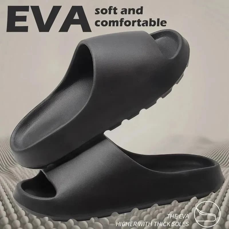 Fashion Brand Women Slippers  Classic Sports Sandals Men Casual EVA Flat Slippers Unisex Outdoor Indoor Shoes Beach Slides
