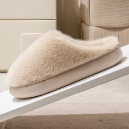Winter Fluffy Furry House Slippers for Women Solid Color Plush Warm Cotton Shoes Woman Thick Soft Sole Faux Fur Indoor Slippers
