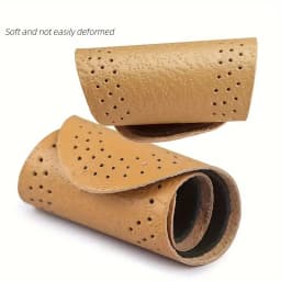 Ultra-Thin Breathable Soft Leather insoles,Suitable for Both Men And Women,Can Be Manually Cut to The Desired Size