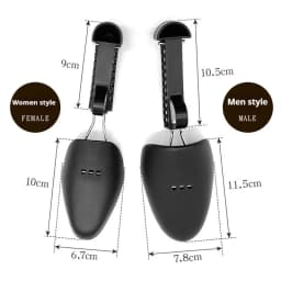 1 pair adjustable plastic shoe rests Sneaker upper wrinkle protector Leather shoes Anti-wrinkle and anti-deformation shoe lasts