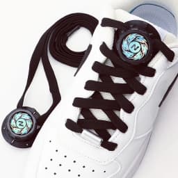 1Pair Easy Fit Automatic Shoelaces Without ties Swivel Buckle Laces Sneakers No Tie Shoe laces Adults Kids Thick Rope shoelace
