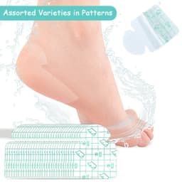 30 Pieces of Invisible Anti-Moisture Heel Pads, Breathable Cushioning Pads, Moisturizing and Repairing for Dry Cracked Heels, Heel Protection Pads, Skin-Friendly Soft Patches, Sensitive Beige Diabetic Foot Care