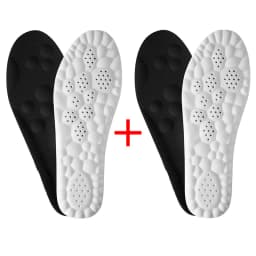4D Foot Massage Insole Unisex Shock-Absorbing Sports Insoles Breathable and Comfortable Running Insoles 1Pair/2Pair