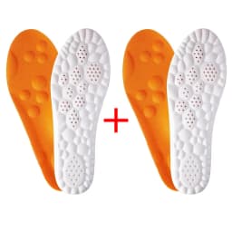4D Foot Massage Insole Unisex Shock-Absorbing Sports Insoles Breathable and Comfortable Running Insoles 1Pair/2Pair