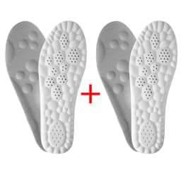 4D Foot Massage Insole Unisex Shock-Absorbing Sports Insoles Breathable and Comfortable Running Insoles 1Pair/2Pair