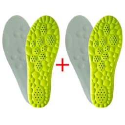 4D Foot Massage Insole Unisex Shock-Absorbing Sports Insoles Breathable and Comfortable Running Insoles 1Pair/2Pair