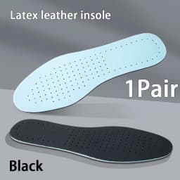 1Pair/2Pair Leather Insoles Breathable Sports Insole Latex Elastic Shoe Sole Men and Women Comfortable Shoe Pads