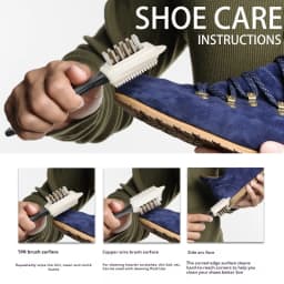 Nubuck Shoes Shoe Brush Suede Shoes Brass Wire Shoe Brush Snow Boots Shoe Cleaner Shoe Accessories 1/2/3pcs