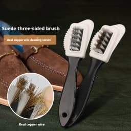 Nubuck Shoes Shoe Brush Suede Shoes Brass Wire Shoe Brush Snow Boots Shoe Cleaner Shoe Accessories 1/2/3pcs