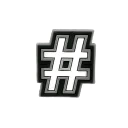 1 Piece Charms Decorations Numbers 0 To 9 Shoe Accessories Black White Pvc Ornament Pins Friend's Holiday Party Gift