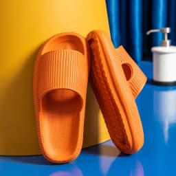 Slippers EVA Sandals Slippers Simple Men Women Wear Thick-Soled Non-Slip Summer Quarters Bathroom Shower  Indoor Home Casual