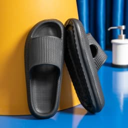 Slippers EVA Sandals Slippers Simple Men Women Wear Thick-Soled Non-Slip Summer Quarters Bathroom Shower  Indoor Home Casual