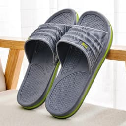 Summer Men's Slippers with EVA Soft Sole Suitable for Comfortable Living Rooms, Bathrooms, and Cool Sandy Beaches