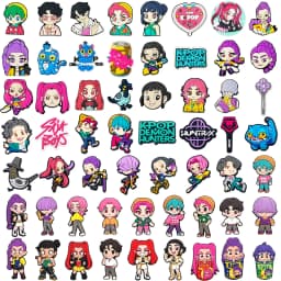 Random 10-50Pcs Potdemiel Series Shoe Charms For DIY Charms Shoe Decoration Accessories Shoe Pins Bubble Slides Sandals