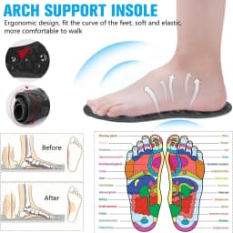 Magnetic Sports Shoe Insoles Orthopedic Shoes Inserts EVA Foot Massage Comfortable Arch Support Insoles for Men Women Fitness