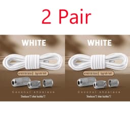Round Elastic Shoelaces Sneakers Tennis Shoe Laces Without Ties for Kids Adult No Tie Shoelace Rubber Bands Shoes Accessories