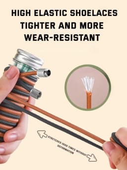 Round Elastic Shoelaces Sneakers Tennis Shoe Laces Without Ties for Kids Adult No Tie Shoelace Rubber Bands Shoes Accessories