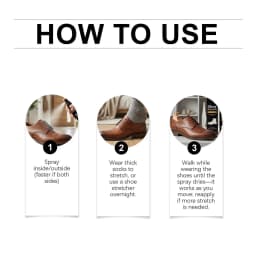 120ml Shoe Stretcher Spray Softening Stretching Liquid Professional Boot Stretcher Spray for Leather Suede Canvas Softeners
