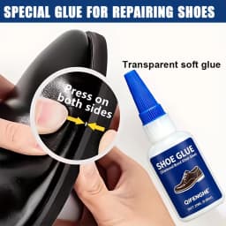 Diamond Bond Shoe Glue, Strong Flexible Adhesive for Long-Lasting Shoe Repairs, Ideal for Sole Bonding and Shoe Decor Fixes, Com