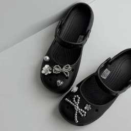 Original Shoe Charms Set Women Retro Ballet Shoes corc charms pack fashion Flowing Ballet Shoe decorations DIY Shoe Accessories