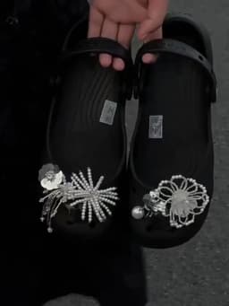 Original Shoe Charms Set Women Retro Ballet Shoes corc charms pack fashion Flowing Ballet Shoe decorations DIY Shoe Accessories