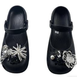 Original Shoe Charms Set Women Retro Ballet Shoes corc charms pack fashion Flowing Ballet Shoe decorations DIY Shoe Accessories