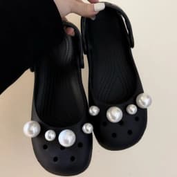 Original Shoe Charms Set Women Retro Ballet Shoes corc charms pack fashion Flowing Ballet Shoe decorations DIY Shoe Accessories