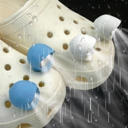 2pcs LED Shoe Lights Charms Sandal Buckle PVC Accessories Clogs Garden Shoes HeadLight 3 Lighting Modes 