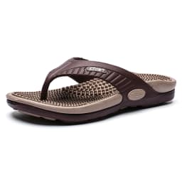 Men Massage Flip Flops EVA Slippers Summer Breathable Beach Shoes Sandals Men Flip Flops Breathable Plus Big Size Men Slipper 46