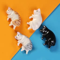 8PCS Fashion Cute Cartoon Cats Shoe Charms Designer Lovely All-match Charms for Bundle Set Quality Sandals Accessories
