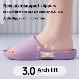 New Flat Foot Orthopedic Slippers Arch Support Collapse Correction Summer Cool Slippers Women Anti-Slip Odor-Resistant Indoor...
