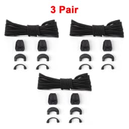 Fashion No Tie Shoelaces Outdoor Running Sneakers Laces Round Tennis Shoe Laces Without Ties Adult Kids Shoelace Shoes Accesorie